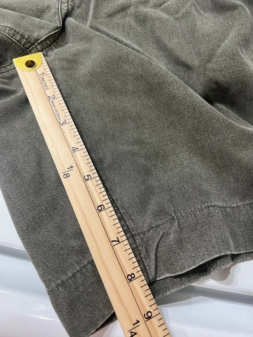 Tommy Bahama Men's 33 Olive Gray Casual Classic Silk Blend Shorts